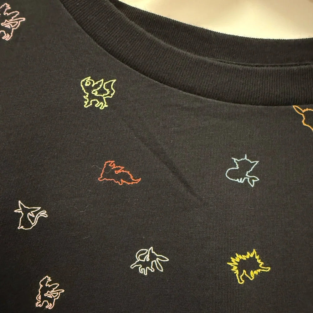 Uniqlo Unisex Pokémon Print Black T Shirt - Picture 4 of 5